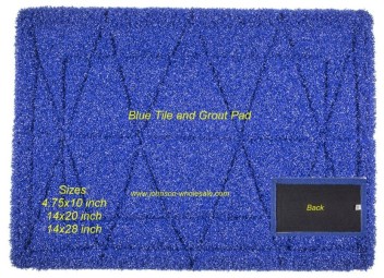SS P1420TGB Blue Tile and Grout Scrubbing Pad 14x20 Each